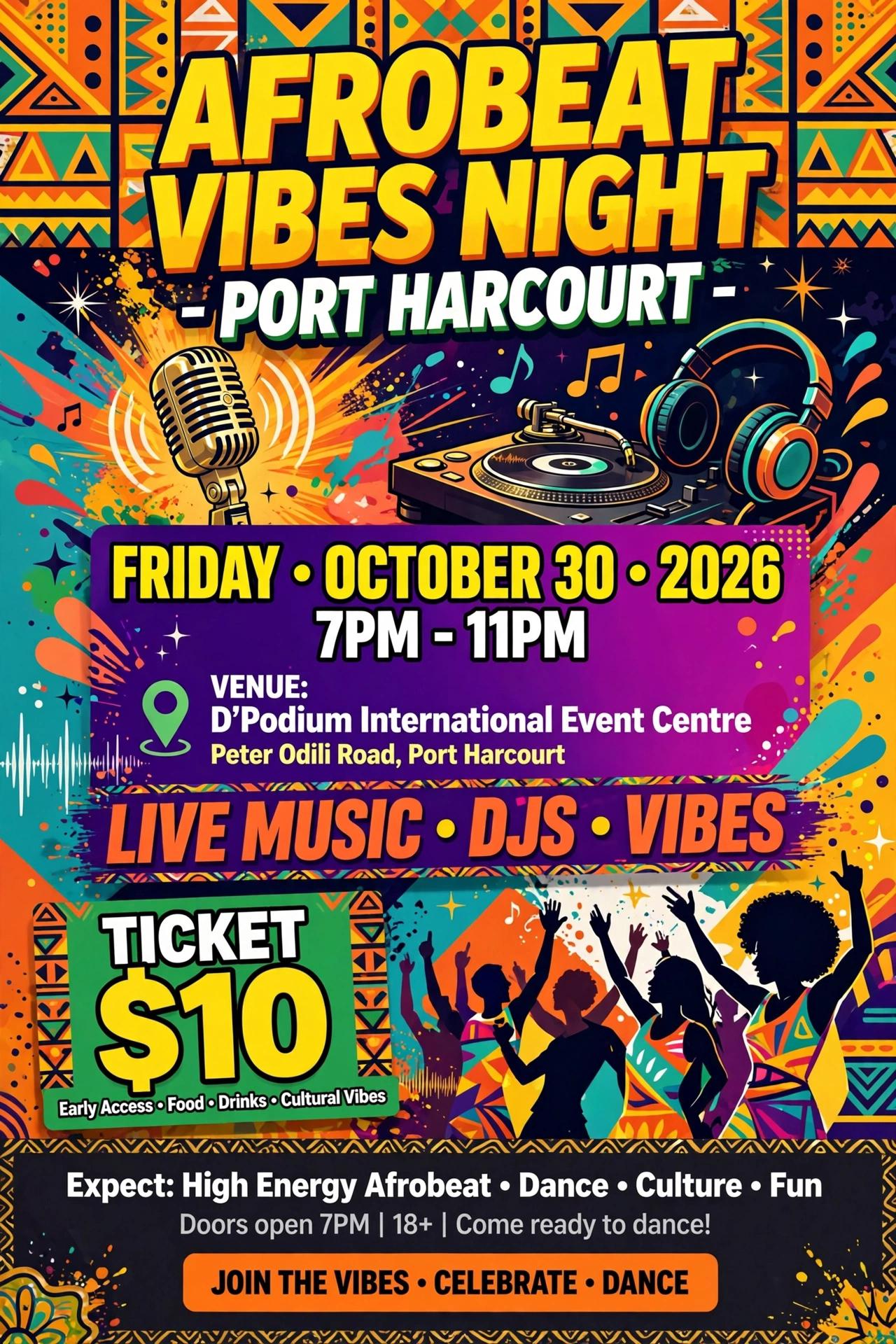 Afrobeat Vibes Night &ndash; Port Harcourt